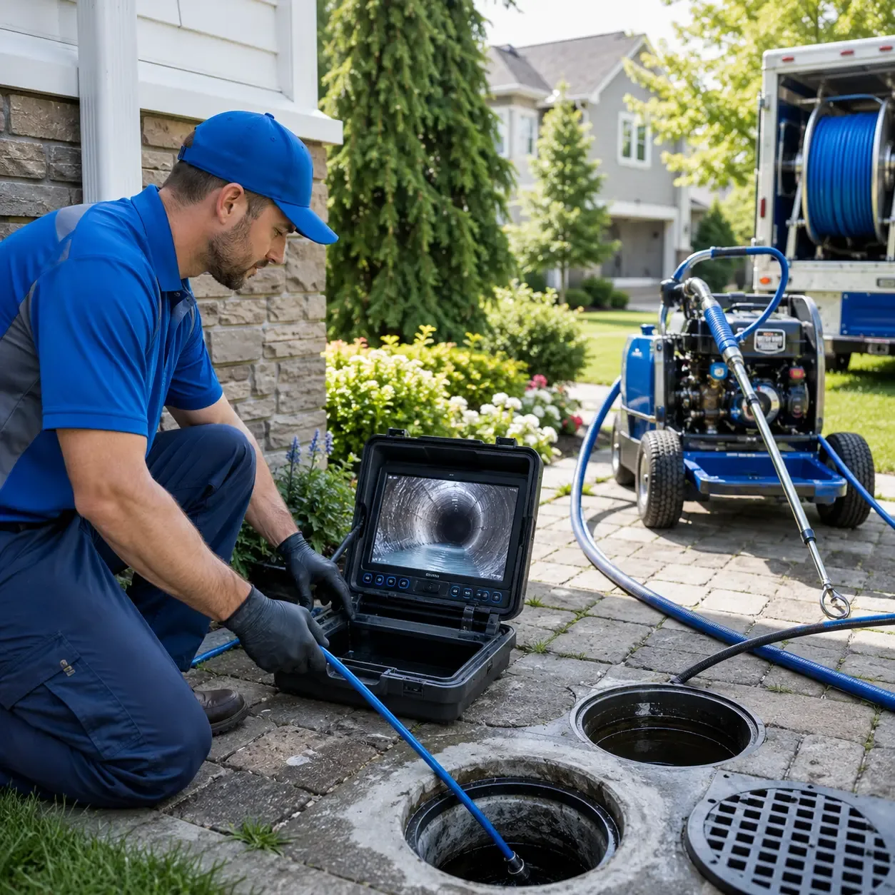 Outdoor drain cleaning professionals serving Sledge, MS